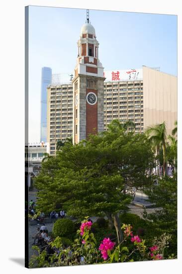 Historic Clock Tower, Tsim Sha Tsui, Kowloon, Hong Kong, China, Asia-Fraser Hall-Stretched Canvas