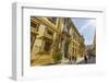 Historic Corso Vittorio Emanuele Ii Leading to the Palazzo Cavarretta-Rob-Framed Photographic Print