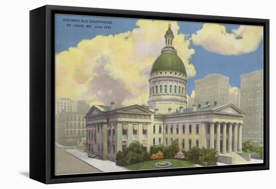 Historic Courthouse, St. Louis, Missouri-null-Framed Stretched Canvas