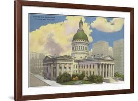 Historic Courthouse, St. Louis, Missouri-null-Framed Premium Giclee Print