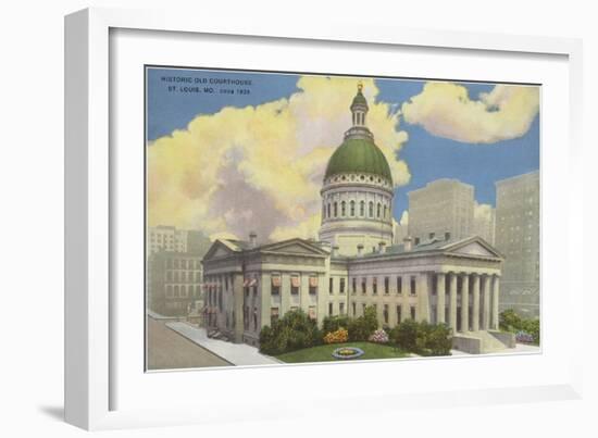 Historic Courthouse, St. Louis, Missouri-null-Framed Art Print