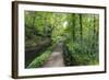 Historic Cromford Canal and Tow Path in Spring-Eleanor Scriven-Framed Photographic Print