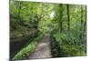 Historic Cromford Canal and Tow Path in Spring-Eleanor Scriven-Mounted Photographic Print