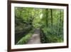 Historic Cromford Canal and Tow Path in Spring-Eleanor Scriven-Framed Photographic Print