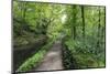 Historic Cromford Canal and Tow Path in Spring-Eleanor Scriven-Mounted Photographic Print