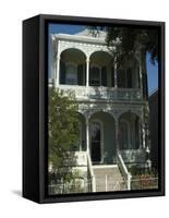 Historic District, Galveston, Texas, USA-Ethel Davies-Framed Stretched Canvas