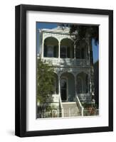 Historic District, Galveston, Texas, USA-Ethel Davies-Framed Photographic Print