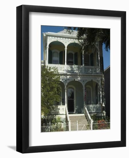 Historic District, Galveston, Texas, USA-Ethel Davies-Framed Photographic Print