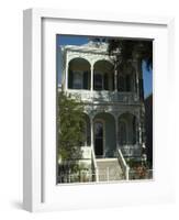 Historic District, Galveston, Texas, USA-Ethel Davies-Framed Photographic Print