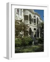 Historic District, Galveston, Texas, USA-Ethel Davies-Framed Photographic Print