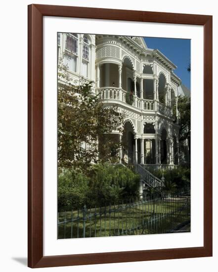 Historic District, Galveston, Texas, USA-Ethel Davies-Framed Photographic Print