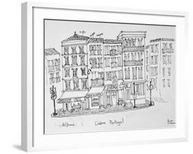 Historic district of Alfama, Lisbon, Portugal-Richard Lawrence-Framed Photographic Print