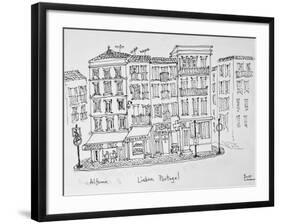 Historic district of Alfama, Lisbon, Portugal-Richard Lawrence-Framed Photographic Print