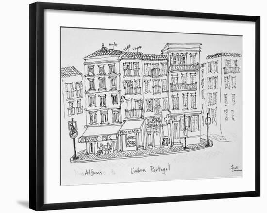 Historic district of Alfama, Lisbon, Portugal-Richard Lawrence-Framed Photographic Print