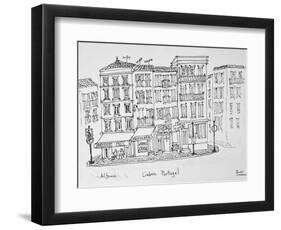 Historic district of Alfama, Lisbon, Portugal-Richard Lawrence-Framed Photographic Print