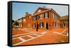 Historic district of Charlottesville, Virginia, home of President Thomas Jefferson-null-Framed Stretched Canvas