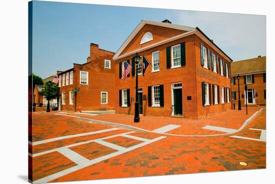 Historic district of Charlottesville, Virginia, home of President Thomas Jefferson-null-Stretched Canvas