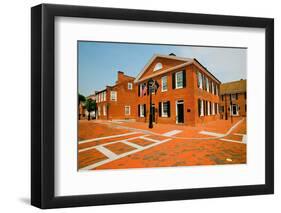 Historic district of Charlottesville, Virginia, home of President Thomas Jefferson-null-Framed Photographic Print