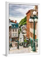 Historic District Old Quebec-null-Framed Premium Giclee Print