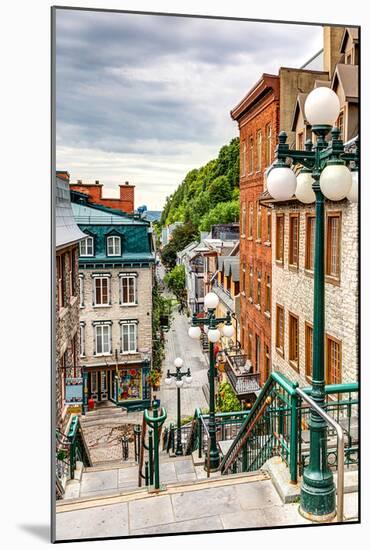 Historic District Old Quebec-null-Mounted Art Print