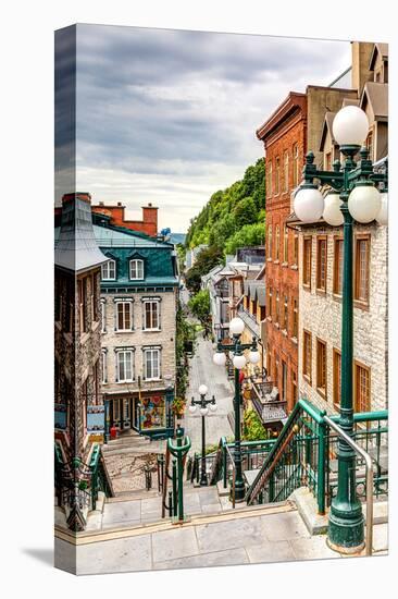 Historic District Old Quebec-null-Stretched Canvas