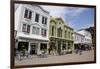 Historic Downtown Streets of Mackinac, Michigan, USA-Cindy Miller Hopkins-Framed Photographic Print