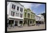 Historic Downtown Streets of Mackinac, Michigan, USA-Cindy Miller Hopkins-Framed Photographic Print