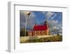 Historic Eagle Harbor Lighthouse n the Upper Peninsula of Michigan, USA-Chuck Haney-Framed Photographic Print