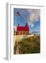 Historic Eagle Harbor Lighthouse n the Upper Peninsula of Michigan, USA-Chuck Haney-Framed Photographic Print