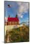 Historic Eagle Harbor Lighthouse n the Upper Peninsula of Michigan, USA-Chuck Haney-Mounted Photographic Print