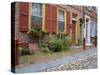 Historic Elfreth's Alley, Old City District, Philadelphia, Pennsylvania-Richard Cummins-Stretched Canvas