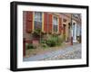 Historic Elfreth's Alley, Old City District, Philadelphia, Pennsylvania-Richard Cummins-Framed Photographic Print