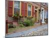 Historic Elfreth's Alley, Old City District, Philadelphia, Pennsylvania-Richard Cummins-Mounted Photographic Print