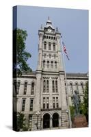 Historic Erie County Hall and Clock Tower, Buffalo, New York, USA-Cindy Miller Hopkins-Stretched Canvas