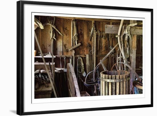 Historic Farm Tools-Donald Paulson-Framed Giclee Print
