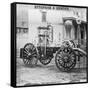 Historic Fire Engine-Science Source-Framed Stretched Canvas