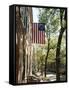 Historic Flag, Society Hill, Philadelphia, Pennsylvania, USA-Ken Gillham-Framed Stretched Canvas