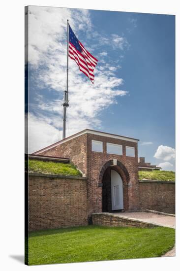 Historic Fort Mchenry, Birthplace of the Star Spangled Banner-Jerry Ginsberg-Stretched Canvas