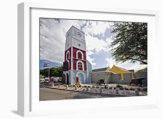 Historic Fort Zoutman Oranjestad Aruba-George Oze-Framed Photographic Print