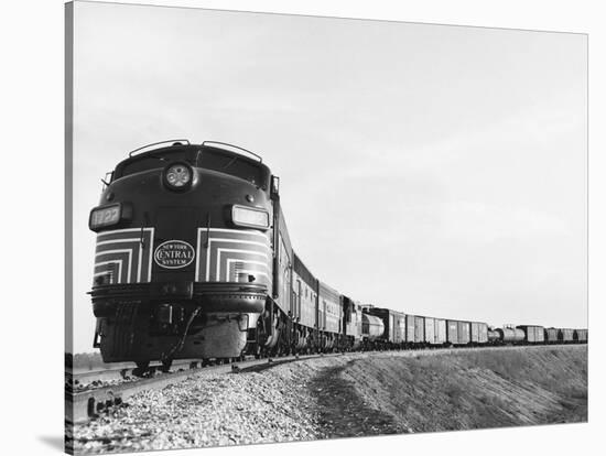 Historic Freight Train-Science Source-Stretched Canvas