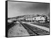 Historic Freight Train-Science Source-Framed Stretched Canvas