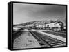 Historic Freight Train-Science Source-Framed Stretched Canvas