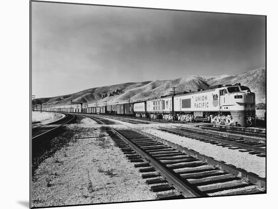 Historic Freight Train-Science Source-Mounted Giclee Print
