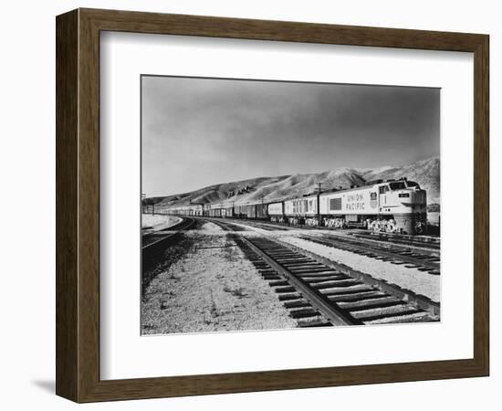 Historic Freight Train-Science Source-Framed Giclee Print