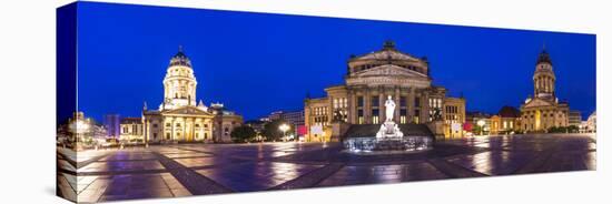 Historic Gendarmenmarkt Square in Berlin, Germany.-SeanPavonePhoto-Stretched Canvas