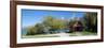 Historic Glenorchy receiving barn at pier on Lake Wakatipu, Otago Region, South Island, New Zealand-null-Framed Photographic Print