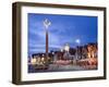 Historic Harbour Warehouses, Stavanger, Norway, Scandinavia, Europe-Christian Kober-Framed Photographic Print