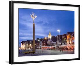 Historic Harbour Warehouses, Stavanger, Norway, Scandinavia, Europe-Christian Kober-Framed Photographic Print