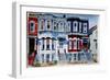 Historic Homes, NYC, 2006,watercolor)-Anthony Butera-Framed Giclee Print