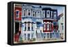 Historic Homes, NYC, 2006,watercolor)-Anthony Butera-Framed Stretched Canvas